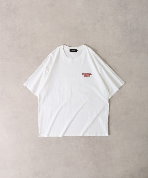 FUNALIVE(ファンアライブ)の「ABETTOR ヘビーウエイトストリートファッションモチーフプリントTシャツ 半袖(Tシャツ/カットソー・メンズ・クリーム/ブラック/ホワイト系その他5/ホワイト系その他2/ブラック系その他5・M/L)」の7枚目の写真
