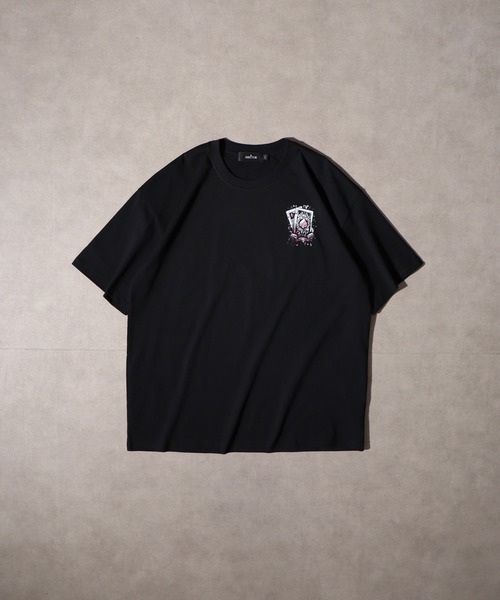 FUNALIVE(ファンアライブ)の「ABETTOR ヘビーウエイトストリートファッションモチーフプリントTシャツ 半袖(Tシャツ/カットソー・メンズ・クリーム/ブラック/ホワイト系その他5/ホワイト系その他2/ブラック系その他5・M/L)」の22枚目の写真