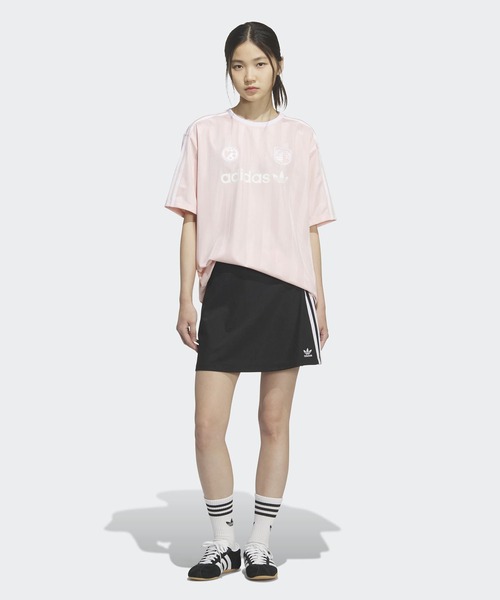 adidas（アディダス）の「adidas/アディダス SSLジャージ ユニフォーム風 ゲームシャツ サッカーTシャツ スポーティー 2026年春夏（Tシャツ/カットソー・メンズ・ホワイト/ブラック/ライトピンク・S/M/L/XL）」の15枚目の写真