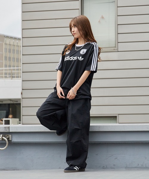 adidas（アディダス）の「adidas/アディダス SSLジャージ ユニフォーム風 ゲームシャツ サッカーTシャツ スポーティー 2026年春夏（Tシャツ/カットソー・メンズ・ホワイト/ブラック/ライトピンク・S/M/L/XL）」の19枚目の写真