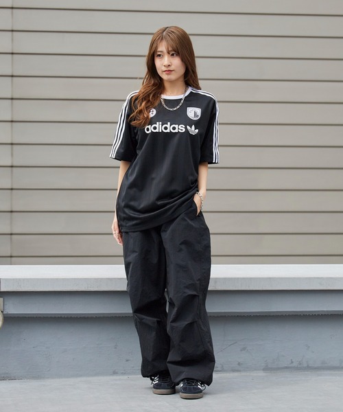 adidas（アディダス）の「adidas/アディダス SSLジャージ ユニフォーム風 ゲームシャツ サッカーTシャツ スポーティー 2026年春夏（Tシャツ/カットソー・メンズ・ホワイト/ブラック/ライトピンク・S/M/L/XL）」の22枚目の写真