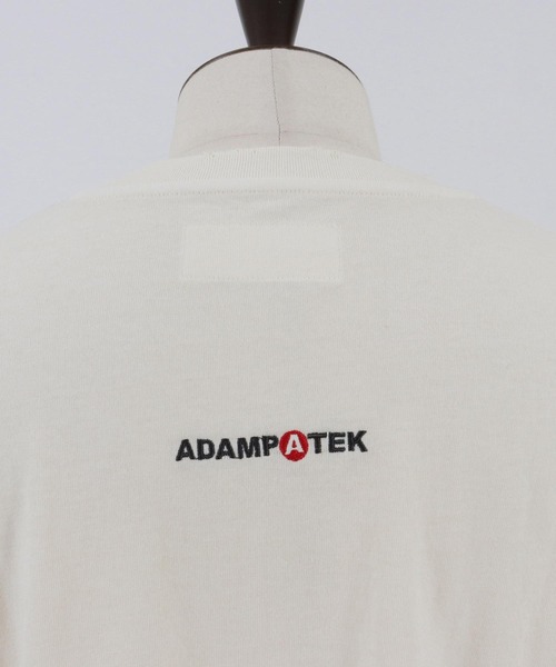 ADAM PATEK(アダムパテック)の「【ADAMPATEK/アダムパテック】flower anarchy short sleeve pigment/フラワーアナーキープリントピグメントTシャツ(Tシャツ/カットソー・メンズ・ホワイト・1)」の4枚目の写真
