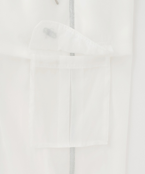 LOVETOXIC(ラブトキシック)の「【LTXC】シアードッキングカーゴパンツ(カーゴパンツ・キッズ・ホワイト・L:160cm/M:150cm/S:140cm/130cm)」の6枚目の写真