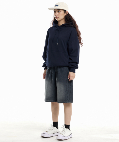 CREAM SODA LAB(クリームソーダラボ)の「サイドトラックショートデニムパンツブラック(その他パンツ・レディース・その他・LARGE/X-LARGE)」の3枚目の写真