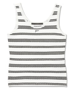 【グレー(GRY)】GUESS タンクトップ (W)LADIES' Knit Tank Top LADIES' Knit Tanktop タンクトップ | GUESS(ゲス) JAPAN 公式