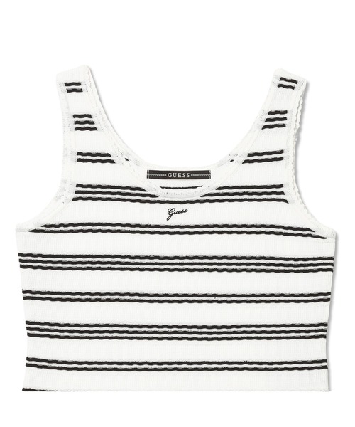 Guess（ゲス）の「LADIES' Sweater Tank Top タンクトップ（タンクトップ・レディース・ホワイト・MEDIUM/X-SMALL/SMALL）」の6枚目の写真