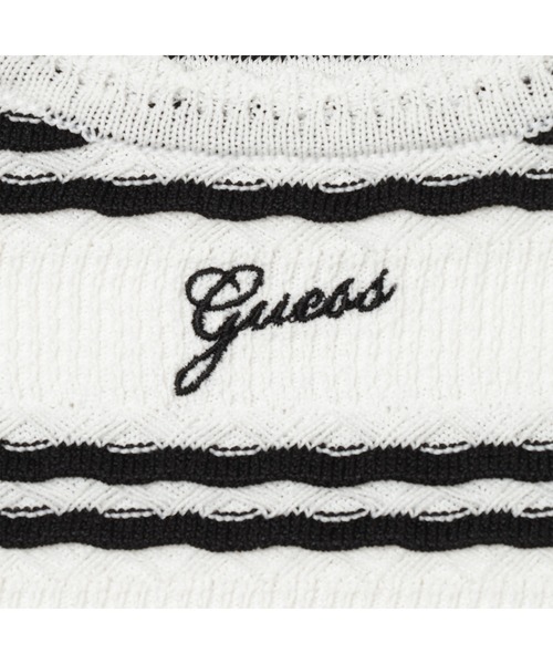 Guess（ゲス）の「LADIES' Sweater Tank Top タンクトップ（タンクトップ・レディース・ホワイト・MEDIUM/X-SMALL/SMALL）」の3枚目の写真