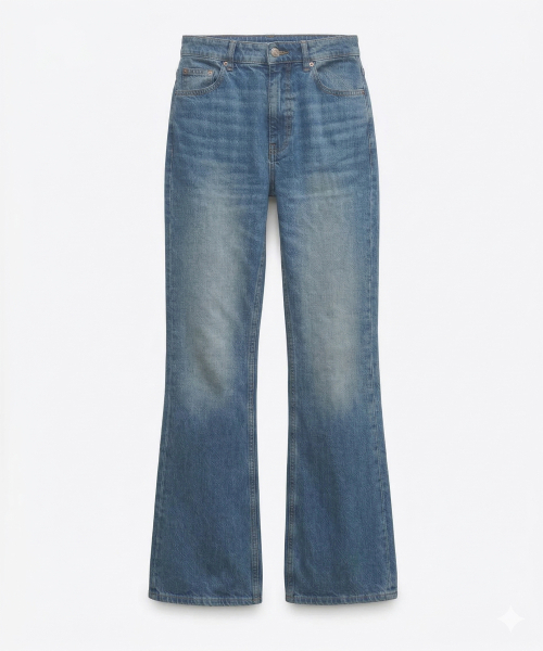 KIMDOH(キムド)の「Nerin Flare Denim / Raw Indigo(デニムパンツ・レディース・その他・SMALL/MEDIUM/LARGE)」の5枚目の写真