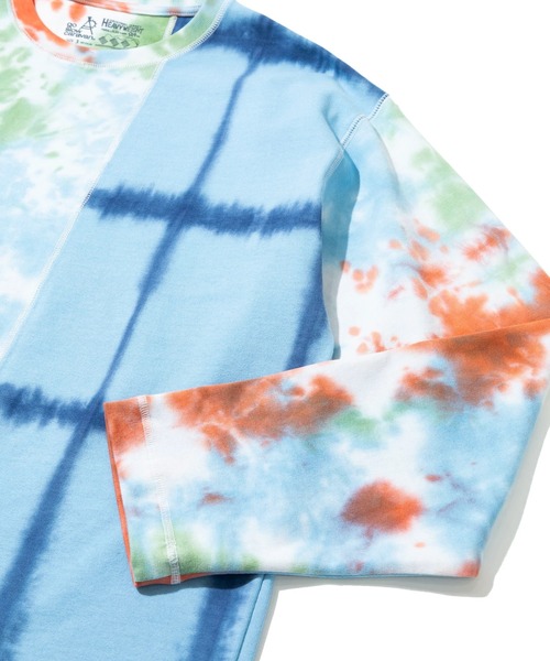 go slow caravan(ゴースローキャラバン)の「32/1 三本引き揃え ヘビー天竺 TIE DYE 切替 L/S TEE(Tシャツ/カットソー・メンズ・その他1/その他2・MEDIUM/LARGE/X-LARGE)」の3枚目の写真