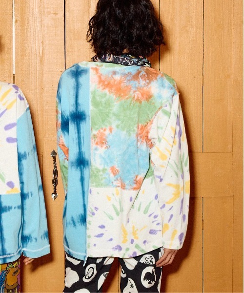go slow caravan(ゴースローキャラバン)の「32/1 三本引き揃え ヘビー天竺 TIE DYE 切替 L/S TEE(Tシャツ/カットソー・メンズ・その他1/その他2・MEDIUM/LARGE/X-LARGE)」の10枚目の写真