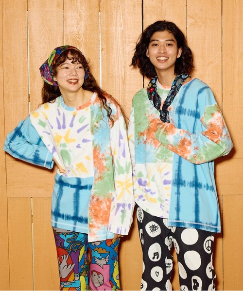 go slow caravan(ゴースローキャラバン)の「32/1 三本引き揃え ヘビー天竺 TIE DYE 切替 L/S TEE(Tシャツ/カットソー・メンズ・その他1/その他2・MEDIUM/LARGE/X-LARGE)」の18枚目の写真