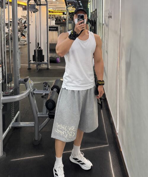 INEXCIS(イネクシス)の「アークレイヤーバミューダショーツ (メランジ)(その他パンツ・メンズ・その他・ONE SIZE)」の7枚目の写真