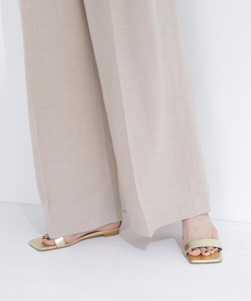 NATURAL BEAUTY BASIC(ナチュラルビューティーベーシック)の「麻調ワイドパンツ(その他パンツ・レディース・ブラウン/ベージュ・P/S/MEDIUM)」の19枚目の写真