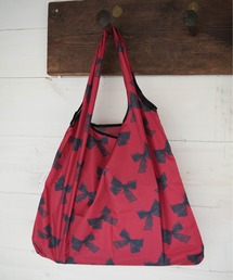 SORUTT（ソルト）の「【 SORUTT / ソルト 】 リボン柄 マルチトートバッグ (サブバッグ/エコバッグ)（エコバッグ/サブバッグ）」