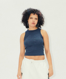 ERTR（イーアールティーアール）の「42 Sleeveless Navy（Tシャツ/カットソー）」
