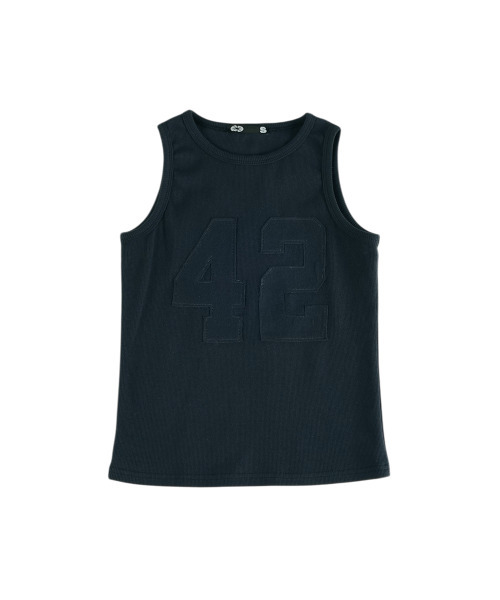 ERTR（イーアールティーアール）の「42 Sleeveless Navy（Tシャツ/カットソー・レディース・その他・X-SMALL）」の2枚目の写真