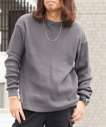 WP WESTPOINT（ダブルピーウエストポイント）の「WP WESTPOINT/ダブルピー サーマルカットソー 無地ロンT 2026年 夏 夏服（Tシャツ/カットソー）」