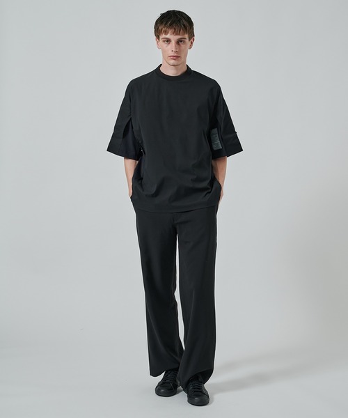 N.HOOLYWOOD(N.ハリウッド)の「【N.HOOLYWOOD】別注 9255-CS01-001 S/S TEE(Tシャツ/カットソー・メンズ・ブラック・40cm)」の2枚目の写真