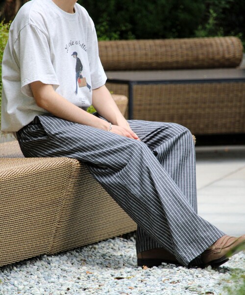 GEVACO（ゲバコ）の「【GEVACO/ゲバコ】コットンリネンイージーパンツ（その他パンツ・メンズ・ブラック系その他/ブラック系その他2/グレー系その他/アイボリー・L/M）」の13枚目の写真