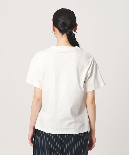 She is-.（シーイズ）の「【別注】＜She is-.＞プリント Tシャツ（Tシャツ/カットソー・レディース・ナチュラル/ホワイト・FREE）」の9枚目の写真