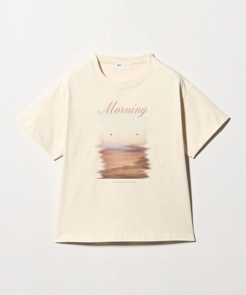 She is-.（シーイズ）の「【別注】＜She is-.＞プリント Tシャツ（Tシャツ/カットソー・レディース・ナチュラル/ホワイト・FREE）」の16枚目の写真