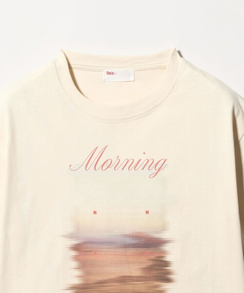 She is-.（シーイズ）の「【別注】＜She is-.＞プリント Tシャツ（Tシャツ/カットソー・レディース・ナチュラル/ホワイト・FREE）」の18枚目の写真