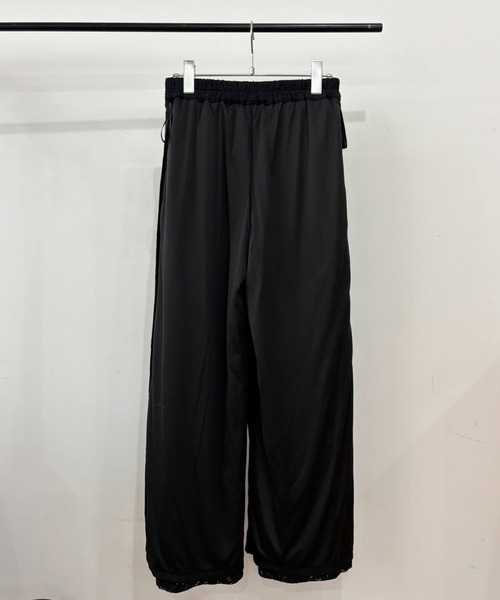 VIS(ビス)の「レースワイドパンツ(その他パンツ・レディース・ホワイト/ブラック・FREE)」の4枚目の写真