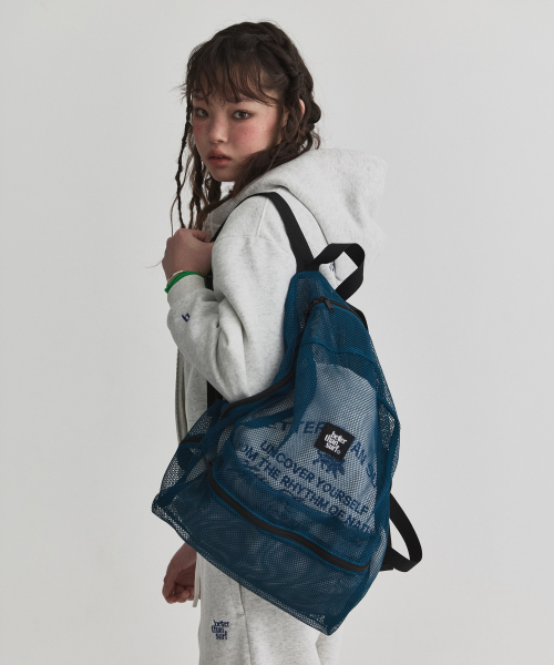 BETTER THAN SURF（ベターザンサーフ）の「MESH BACKPACK - NAVY（バックパック/リュック・メンズ・その他・FREE）」の2枚目の写真