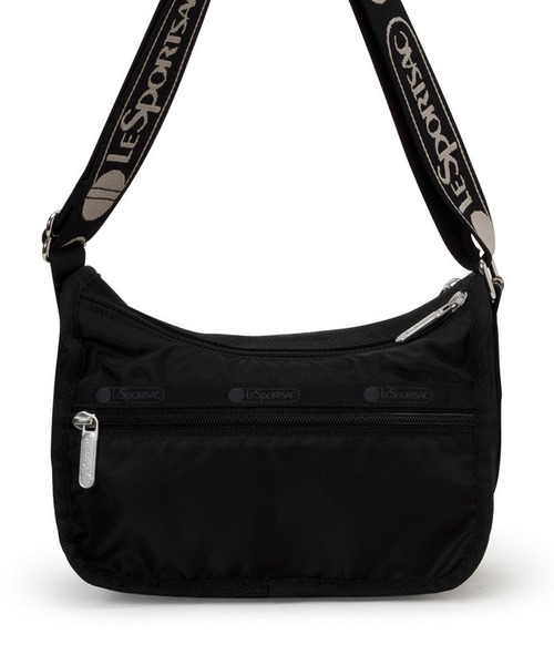 LeSportsac(レスポートサック)の「SMALL EVERYDAY BAG MH ロゴジャガードブラックスナイデル(ショルダーバッグ・レディース・ブラック・FREE)」の12枚目の写真