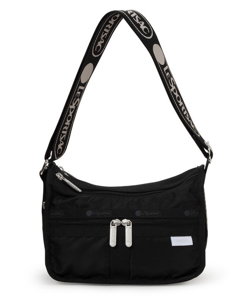 LeSportsac(レスポートサック)の「SMALL EVERYDAY BAG MH ロゴジャガードブラックスナイデル(ショルダーバッグ・レディース・ブラック・FREE)」の13枚目の写真