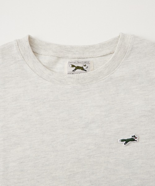 TOWNCRAFT（タウンクラフト）の「[TOWN CRAFT/タウンクラフト・THE FOX/ザフォックス] 別注 ワンポイントロゴ 袖フリルカットソー（Tシャツ/カットソー・レディース・ピンク/ホワイト/グレイッシュベージュ・F）」の5枚目の写真