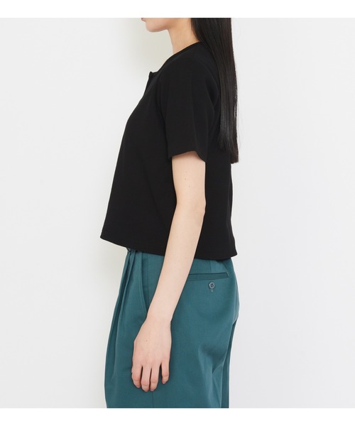 Dickies(ディッキーズ)の「Dickies/ディッキーズ ヘンリーネックTシャツ(Tシャツ/カットソー・レディース・ブラック/ヘザーグレー・LARGE/MEDIUM)」の12枚目の写真