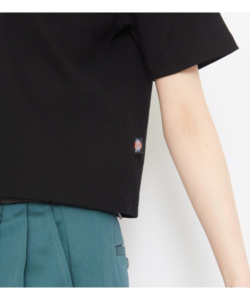 Dickies(ディッキーズ)の「Dickies/ディッキーズ ヘンリーネックTシャツ(Tシャツ/カットソー・レディース・ブラック/ヘザーグレー・LARGE/MEDIUM)」の8枚目の写真