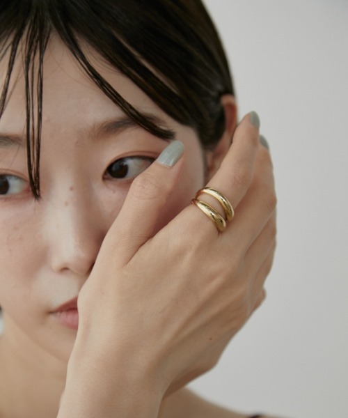 Aunt Marie's（アントマリーズ）の「ダブルデザインリング（リング・レディース・ゴールド/シルバー・#6）」の12枚目の写真
