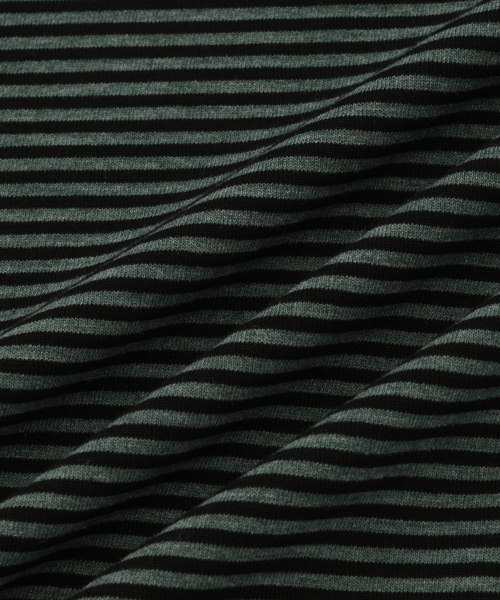 BROWNBREATH(ブラウンブレス)の「W TAG STRIPE SHORT SLEEVE HOODIE - GREEN(パーカー・レディース・その他・SMALL/MEDIUM)」の7枚目の写真