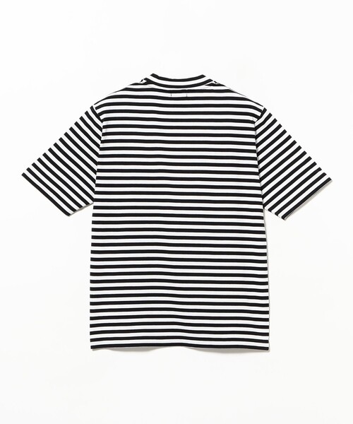 BRILLA per il gusto（ブリッラペルイルグースト）の「コットン ハイネック ボーダーTシャツ（Tシャツ/カットソー・メンズ・ブラック/ネイビー・LARGE/MEDIUM/X-LARGE）」の4枚目の写真