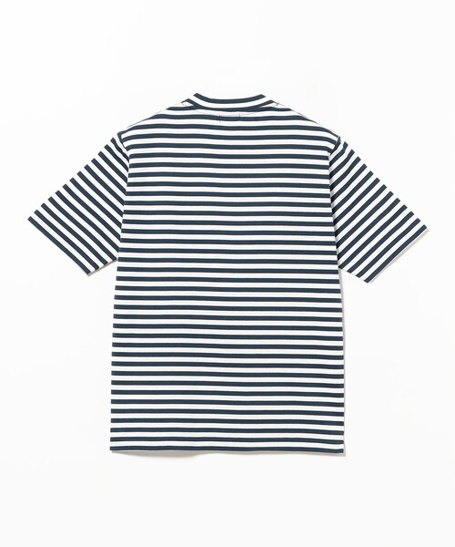 BRILLA per il gusto（ブリッラペルイルグースト）の「コットン ハイネック ボーダーTシャツ（Tシャツ/カットソー・メンズ・ブラック/ネイビー・LARGE/MEDIUM/X-LARGE）」の8枚目の写真