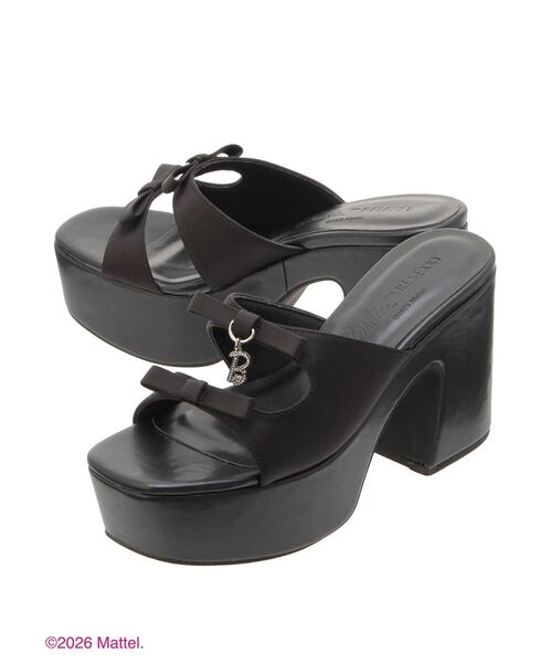 RESEXXY(リゼクシー)の「【Barbie】厚底リボンサンダル(サンダル・レディース・ピンク/ブラック・LARGE/MEDIUM/SMALL)」の7枚目の写真
