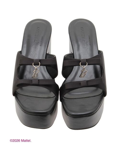 RESEXXY(リゼクシー)の「【Barbie】厚底リボンサンダル(サンダル・レディース・ピンク/ブラック・LARGE/MEDIUM/SMALL)」の8枚目の写真