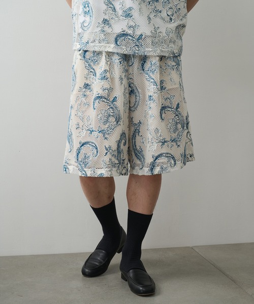 TAAKK(ターク)の「【TAAKK】別注Short Pants(その他パンツ・メンズ・ブラック系2/ブラック/ホワイト・2/3)」の1枚目の写真