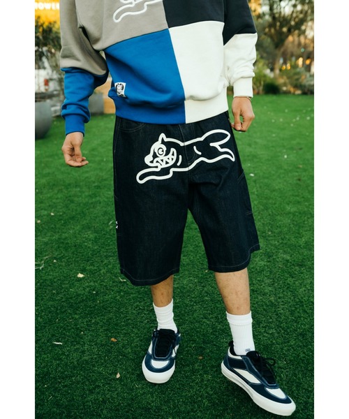 ICECREAM(アイスクリーム)の「BUGGY DENIM SHORTS(その他パンツ・メンズ・ブラウン/ブルー系その他/ブルー/ブラック/ライトブルー・LARGE/MEDIUM/SMALL/X-LARGE)」の12枚目の写真