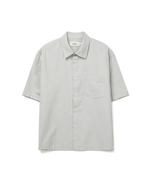 [COCLXサック型] ソリッドセミクロップショートスリーブシャツ 2 COLOR COOSSH204