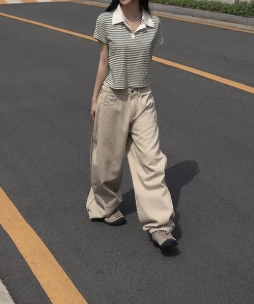 FAVORITO（ファヴォリート）の「ポケットスラックス（その他パンツ・レディース・ブラック/ベージュ・S/M）」の7枚目の写真