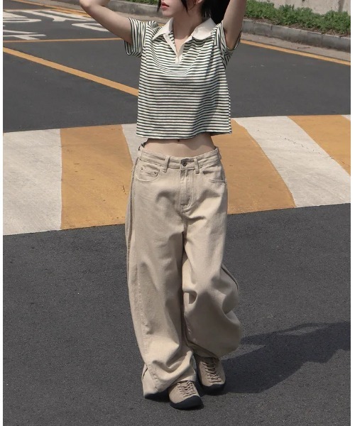 FAVORITO（ファヴォリート）の「ポケットスラックス（その他パンツ・レディース・ブラック/ベージュ・S/M）」の10枚目の写真
