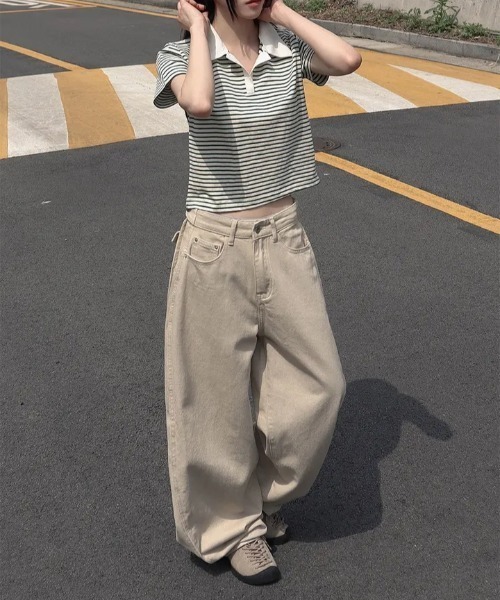 FAVORITO（ファヴォリート）の「ポケットスラックス（その他パンツ・レディース・ブラック/ベージュ・S/M）」の11枚目の写真