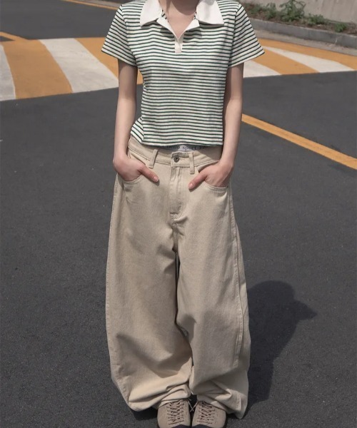 FAVORITO（ファヴォリート）の「ポケットスラックス（その他パンツ・レディース・ブラック/ベージュ・S/M）」の13枚目の写真