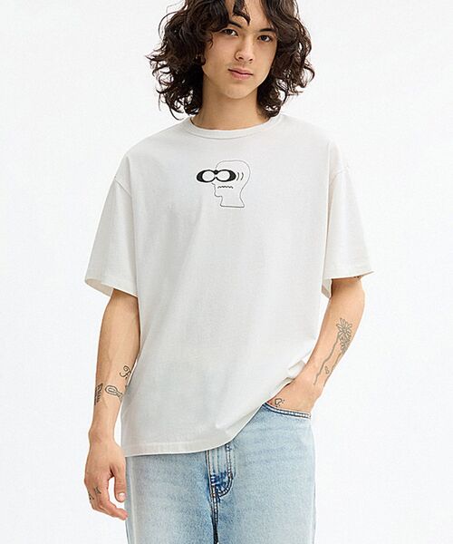 COACH(コーチ)の「【COACH | BRAIN DEAD】ヘッド Tシャツ・オーガニック コットン(Tシャツ/カットソー・メンズ・ホワイト系その他・LARGE/MEDIUM/SMALL/X-LARGE/X-SMALL)」の7枚目の写真