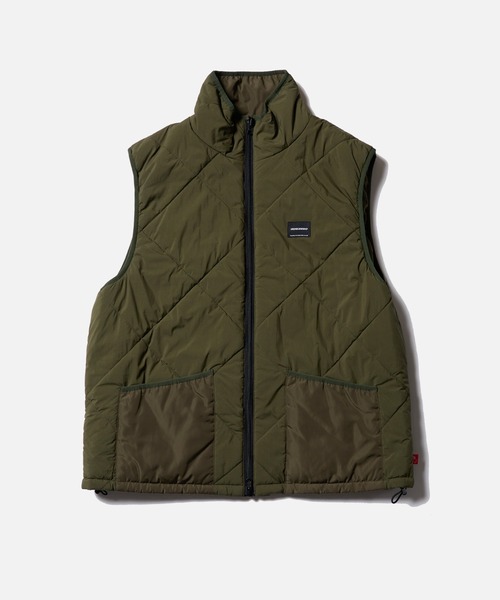 VIRGOwearworks(ヴァルゴウェアワークス)の「MILVERSE VEST(ダウンベスト・メンズ・ブラック/レッド/オリーブドラブ・2/3/4)」の12枚目の写真