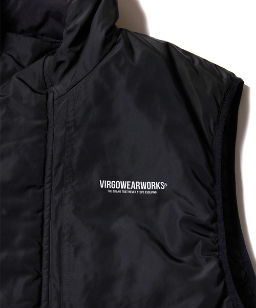 VIRGOwearworks(ヴァルゴウェアワークス)の「MILVERSE VEST(ダウンベスト・メンズ・ブラック/レッド/オリーブドラブ・2/3/4)」の14枚目の写真