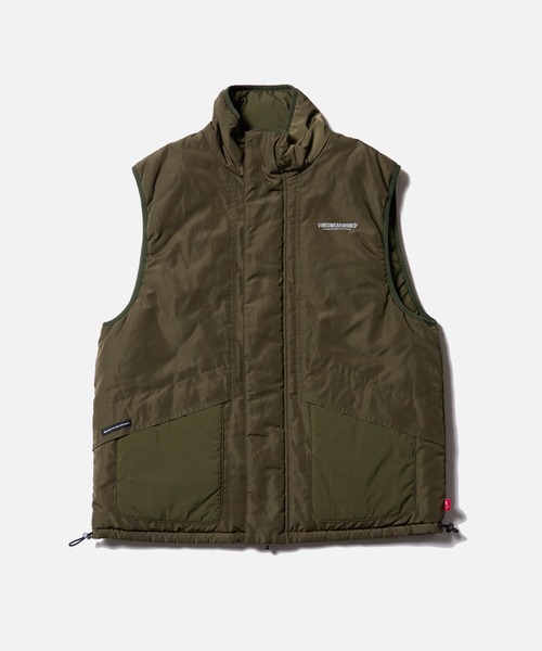 VIRGOwearworks(ヴァルゴウェアワークス)の「MILVERSE VEST(ダウンベスト・メンズ・ブラック/レッド/オリーブドラブ・2/3/4)」の8枚目の写真